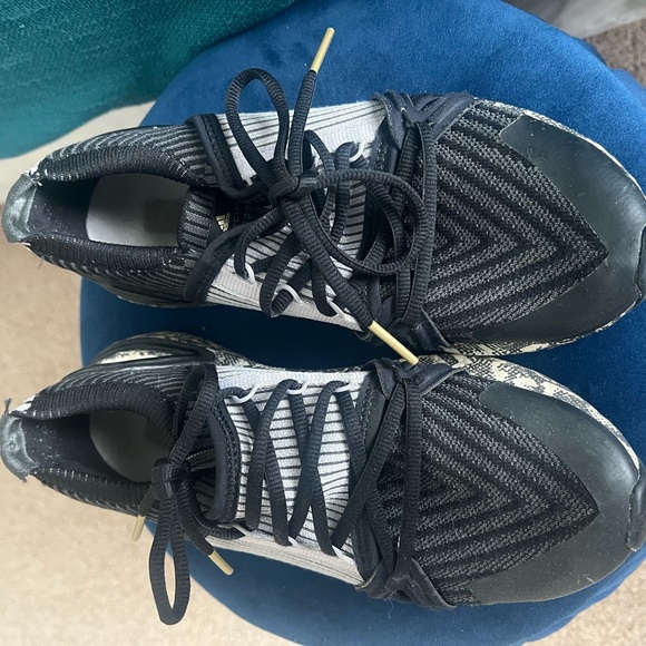 adidas Women's Stella McCartney Black and Gray Patterned Sneakers - Picture 3 of 6